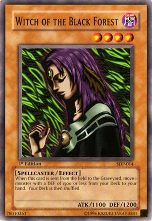 Witch of the Black Forest (SDP-014) - Starter Deck: Pegasus 1st Edition Starter Deck: Pegasus Yugioh Single  Squirtle Squad Card Shop.