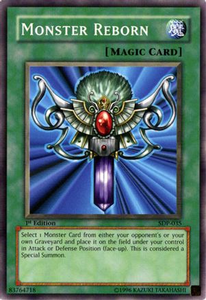 Monster Reborn (SDP-035) - Starter Deck: Pegasus Unlimited Starter Deck: Pegasus Yugioh Single  Squirtle Squad Card Shop.