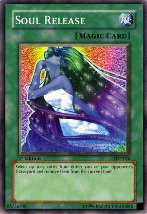 Soul Release (SDP-036) - Starter Deck: Pegasus Unlimited Starter Deck: Pegasus Yugioh Single  Squirtle Squad Card Shop.