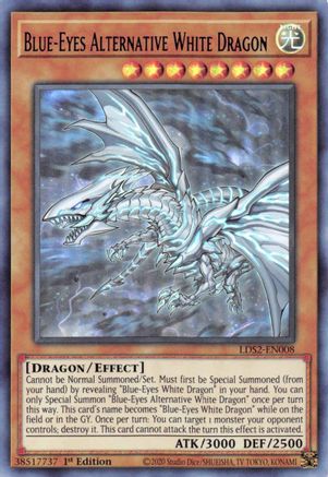 Blue-Eyes Alternative White Dragon (Purple) (LDS2-EN008) - Legendary Duelists: Season 2 1st Edition Legendary Duelists: Season 2 Yugioh Single  Squirtle Squad Card Shop.