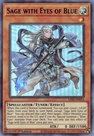 Sage with Eyes of Blue (Blue) (LDS2-EN011) - Legendary Duelists: Season 2 1st Edition Legendary Duelists: Season 2 Yugioh Single  Squirtle Squad Card Shop.
