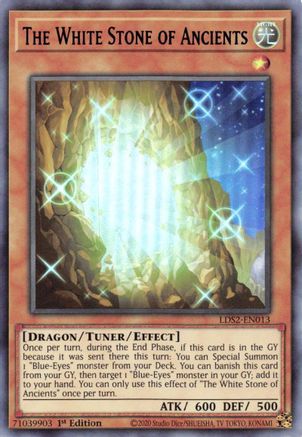 The White Stone of Ancients (Blue) (LDS2-EN013) - Legendary Duelists: Season 2 1st Edition Legendary Duelists: Season 2 Yugioh Single  Squirtle Squad Card Shop.