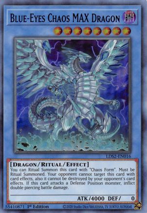 Blue-Eyes Chaos MAX Dragon (Purple) (LDS2-EN016) - Legendary Duelists: Season 2 1st Edition Legendary Duelists: Season 2 Yugioh Single  Squirtle Squad Card Shop.