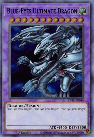 Blue-Eyes Ultimate Dragon (Blue) (LDS2-EN018) - Legendary Duelists: Season 2 1st Edition Legendary Duelists: Season 2 Yugioh Single  Squirtle Squad Card Shop.
