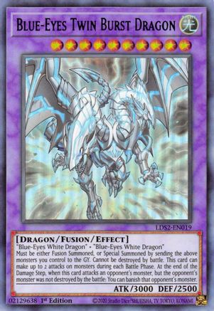 Blue-Eyes Twin Burst Dragon (Purple) (LDS2-EN019) - Legendary Duelists: Season 2 1st Edition Legendary Duelists: Season 2 Yugioh Single  Squirtle Squad Card Shop.