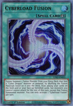 Cyberload Fusion (Green) (LDS2-EN035) - Legendary Duelists: Season 2 1st Edition Legendary Duelists: Season 2 Yugioh Single  Squirtle Squad Card Shop.
