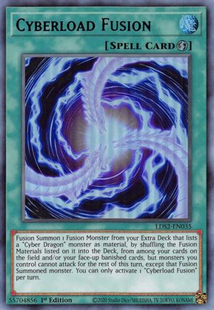 Cyberload Fusion (Purple) (LDS2-EN035) - Legendary Duelists: Season 2 1st Edition Legendary Duelists: Season 2 Yugioh Single  Squirtle Squad Card Shop.