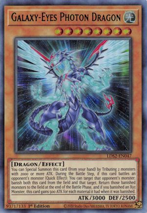 Galaxy-Eyes Photon Dragon (Green) (LDS2-EN047) - Legendary Duelists: Season 2 1st Edition Legendary Duelists: Season 2 Yugioh Single  Squirtle Squad Card Shop.