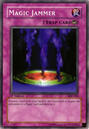 Magic Jammer (SDP-048) - Starter Deck: Pegasus 1st Edition Starter Deck: Pegasus Yugioh Single  Squirtle Squad Card Shop.