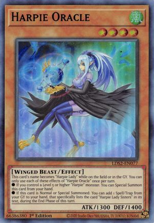 Harpie Oracle (Green) (LDS2-EN077) - Legendary Duelists: Season 2 1st Edition Legendary Duelists: Season 2 Yugioh Single  Squirtle Squad Card Shop.