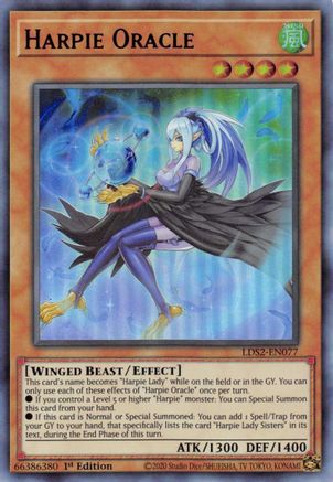 Harpie Oracle (Purple) (LDS2-EN077) - Legendary Duelists: Season 2 1st Edition Legendary Duelists: Season 2 Yugioh Single  Squirtle Squad Card Shop.