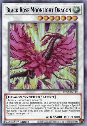 Black Rose Moonlight Dragon (Blue) (LDS2-EN112) - Legendary Duelists: Season 2 1st Edition Legendary Duelists: Season 2 Yugioh Single  Squirtle Squad Card Shop.