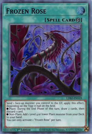 Frozen Rose (Blue) (LDS2-EN119) - Legendary Duelists: Season 2 1st Edition Legendary Duelists: Season 2 Yugioh Single  Squirtle Squad Card Shop.