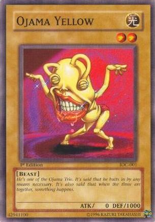 Ojama Yellow (IOC-001) - Invasion of Chaos 1st Edition Invasion of Chaos Yugioh Single  Squirtle Squad Card Shop.