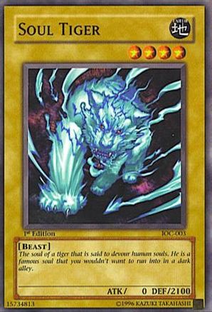 Soul Tiger (IOC-003) - Invasion of Chaos 1st Edition Invasion of Chaos Yugioh Single  Squirtle Squad Card Shop.