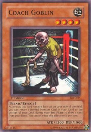 Coach Goblin (IOC-015) - Invasion of Chaos 1st Edition Invasion of Chaos Yugioh Single  Squirtle Squad Card Shop.