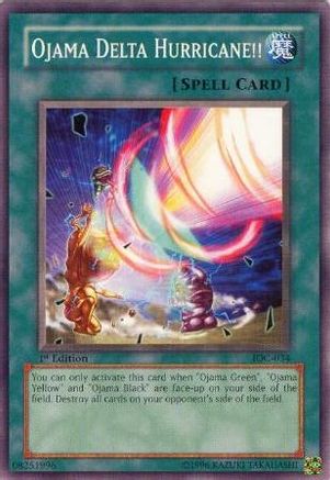 Ojama Delta Hurricane!! (IOC-034) - Invasion of Chaos 1st Edition Invasion of Chaos Yugioh Single  Squirtle Squad Card Shop.