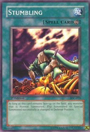 Stumbling (IOC-035) - Invasion of Chaos 1st Edition Invasion of Chaos Yugioh Single  Squirtle Squad Card Shop.