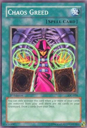 Chaos Greed (IOC-038) - Invasion of Chaos 1st Edition Invasion of Chaos Yugioh Single  Squirtle Squad Card Shop.