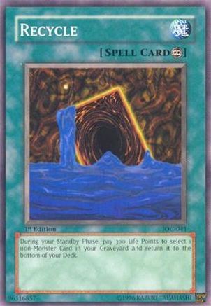 Recycle (IOC-041) - Invasion of Chaos 1st Edition Invasion of Chaos Yugioh Single  Squirtle Squad Card Shop.