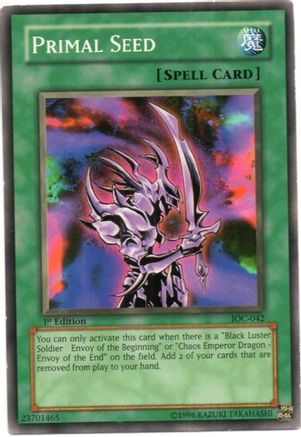 Primal Seed (IOC-042) - Invasion of Chaos 1st Edition Invasion of Chaos Yugioh Single  Squirtle Squad Card Shop.