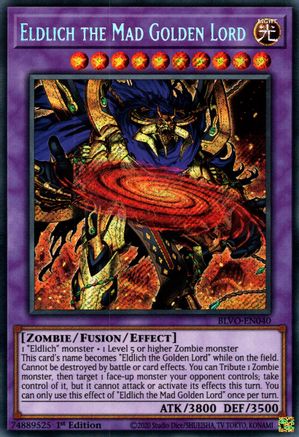 Eldlich the Mad Golden Lord (BLVO-EN040) - Blazing Vortex 1st Edition Blazing Vortex Yugioh Single  Squirtle Squad Card Shop.