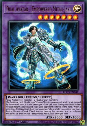 Dual Avatar - Empowered Mitsu-Jaku (BLVO-EN041) - Blazing Vortex 1st Edition Blazing Vortex Yugioh Single  Squirtle Squad Card Shop.