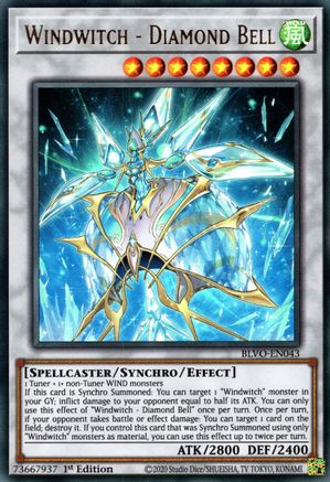 Windwitch - Diamond Bell (BLVO-EN043) - Blazing Vortex 1st Edition Blazing Vortex Yugioh Single  Squirtle Squad Card Shop.