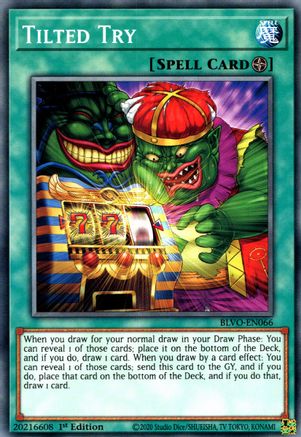 Tilted Try (BLVO-EN066) - Blazing Vortex 1st Edition Blazing Vortex Yugioh Single  Squirtle Squad Card Shop.