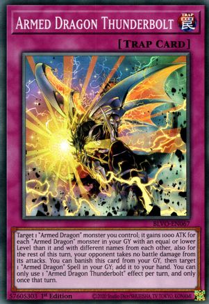 Armed Dragon Thunderbolt (BLVO-EN067) - Blazing Vortex 1st Edition Blazing Vortex Yugioh Single  Squirtle Squad Card Shop.