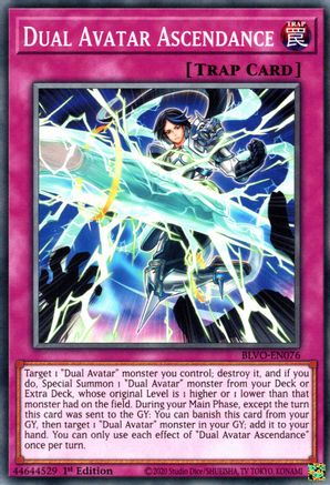 Dual Avatar Ascendance (BLVO-EN076) - Blazing Vortex 1st Edition Blazing Vortex Yugioh Single  Squirtle Squad Card Shop.