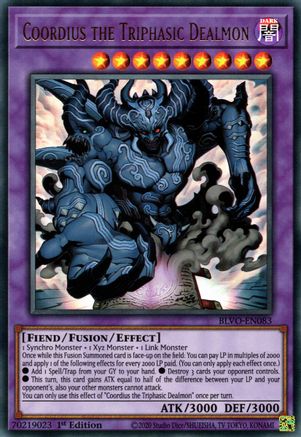 Coordius the Triphasic Dealmon (BLVO-EN083) - Blazing Vortex 1st Edition Blazing Vortex Yugioh Single  Squirtle Squad Card Shop.