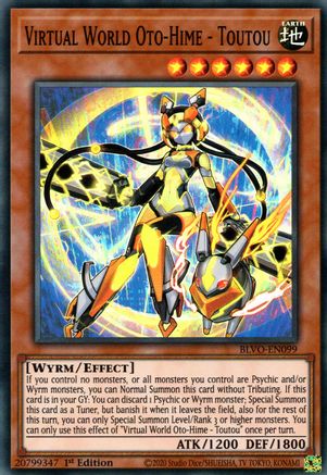 Virtual World Oto-Hime - Toutou (BLVO-EN099) - Blazing Vortex 1st Edition Blazing Vortex Yugioh Single  Squirtle Squad Card Shop.