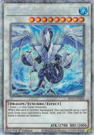 Trishula, Dragon of the Ice Barrier (Starlight Rare) (BLVO-EN100) - Blazing Vortex 1st Edition Blazing Vortex Yugioh Single  Squirtle Squad Card Shop.