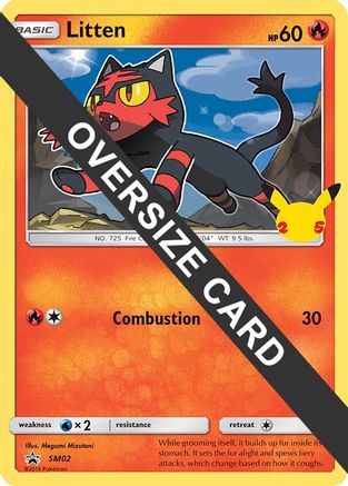Litten  First Partner Pack - Promo First Partner Pack Pokemon Single  Squirtle Squad Card Shop.