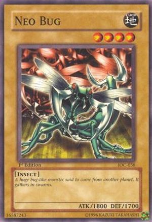 Neo Bug (IOC-058) - Invasion of Chaos Unlimited Invasion of Chaos Yugioh Single  Squirtle Squad Card Shop.