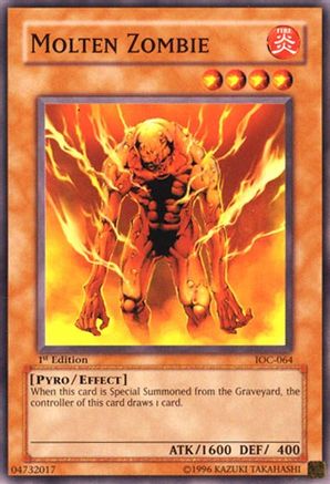 Molten Zombie (IOC-064) - Invasion of Chaos Unlimited Invasion of Chaos Yugioh Single  Squirtle Squad Card Shop.