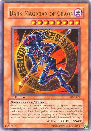 Dark Magician of Chaos (IOC-065) - Invasion of Chaos 1st Edition Invasion of Chaos Yugioh Single  Squirtle Squad Card Shop.