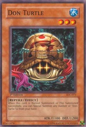 Don Turtle (IOC-071) - Invasion of Chaos 1st Edition Invasion of Chaos Yugioh Single  Squirtle Squad Card Shop.