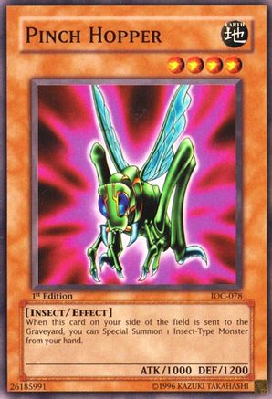 Pinch Hopper (IOC-078) - Invasion of Chaos Unlimited Invasion of Chaos Yugioh Single  Squirtle Squad Card Shop.