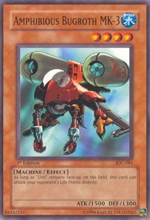 Amphibious Bugroth Mk-3 (IOC-081) - Invasion of Chaos Unlimited Invasion of Chaos Yugioh Single  Squirtle Squad Card Shop.