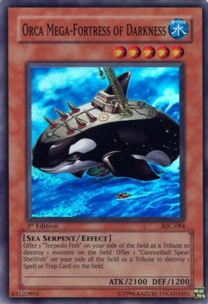 Orca Mega-Fortress of Darkness (IOC-084) - Invasion of Chaos 1st Edition Invasion of Chaos Yugioh Single  Squirtle Squad Card Shop.