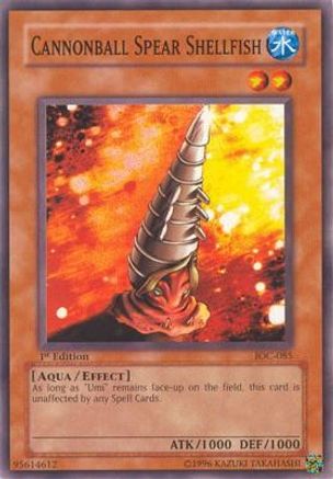 Cannonball Spear Shellfish (IOC-085) - Invasion of Chaos Unlimited Invasion of Chaos Yugioh Single  Squirtle Squad Card Shop.