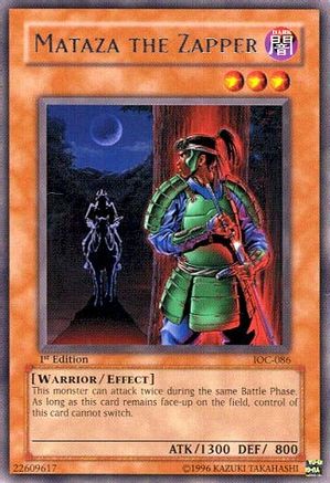 Mataza the Zapper (IOC-086) - Invasion of Chaos 1st Edition Invasion of Chaos Yugioh Single  Squirtle Squad Card Shop.