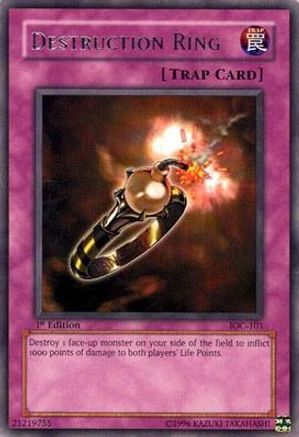 Destruction Ring (IOC-101) - Invasion of Chaos 1st Edition Invasion of Chaos Yugioh Single  Squirtle Squad Card Shop.