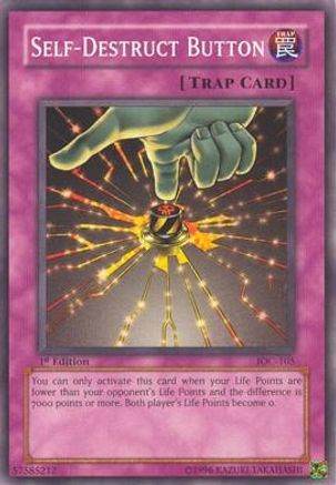 Self-Destruct Button (IOC-105) - Invasion of Chaos 1st Edition Invasion of Chaos Yugioh Single  Squirtle Squad Card Shop.