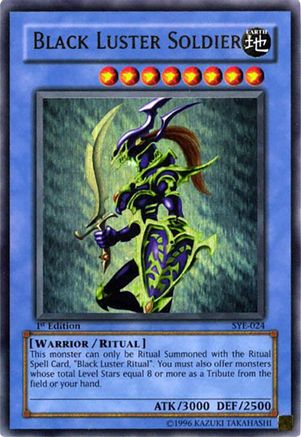 Black Luster Soldier (SYE-024) - Starter Deck: Yugi Evolution 1st Edition Starter Deck: Yugi Evolution Yugioh Single  Squirtle Squad Card Shop.