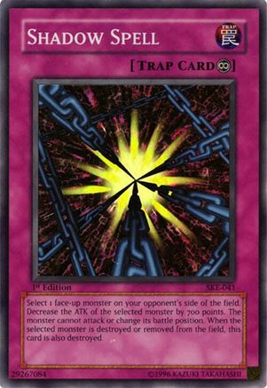 Shadow Spell (SKE-041) - Starter Deck: Kaiba Evolution Unlimited Starter Deck: Kaiba Evolution Yugioh Single  Squirtle Squad Card Shop.