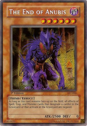 The End of Anubis (AST-000) - Ancient Sanctuary Unlimited Ancient Sanctuary Yugioh Single  Squirtle Squad Card Shop.
