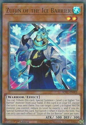Zuijin of the Ice Barrier (SDFC-EN005) - Structure Deck: Freezing Chains 1st Edition Structure Deck: Freezing Chains Yugioh Single  Squirtle Squad Card Shop.
